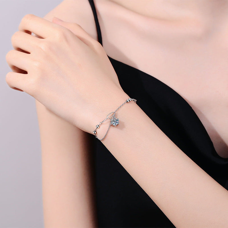 [Riva Jewelry]CLASSIC SOLITAIRE MOISSANITE BRACELET
