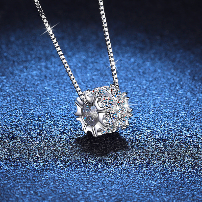 [Riva Jewelry]ELEGANT SLIM-WAIST MOISSANITE NECKLACE