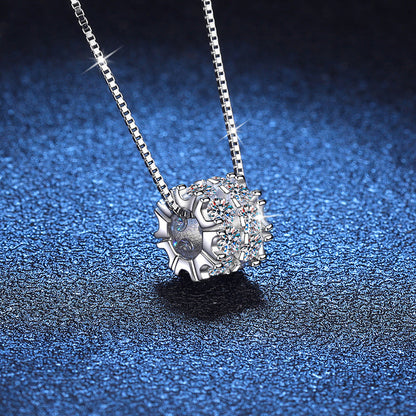 [Riva Jewelry]ELEGANT SLIM-WAIST MOISSANITE NECKLACE