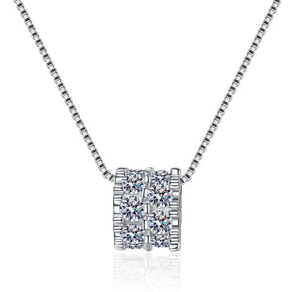 [Riva Jewelry]ELEGANT SLIM-WAIST MOISSANITE NECKLACE