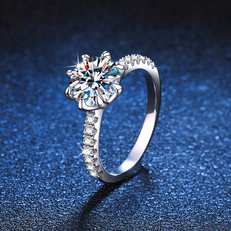 [Riva Jewelry]BOLD TIGER CLAW MOISSANITE ENGAGEMENT RING