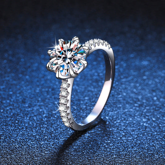 [Riva Jewelry]BOLD TIGER CLAW MOISSANITE ENGAGEMENT RING