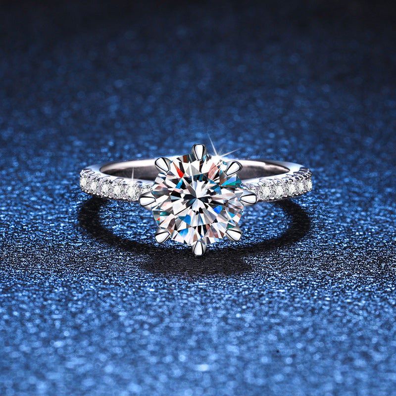 [Riva Jewelry]BOLD TIGER CLAW MOISSANITE ENGAGEMENT RING