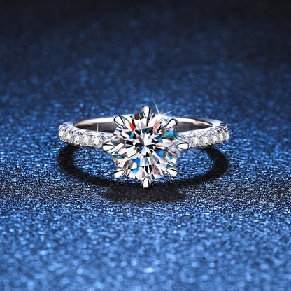 [Riva Jewelry]BOLD TIGER CLAW MOISSANITE ENGAGEMENT RING