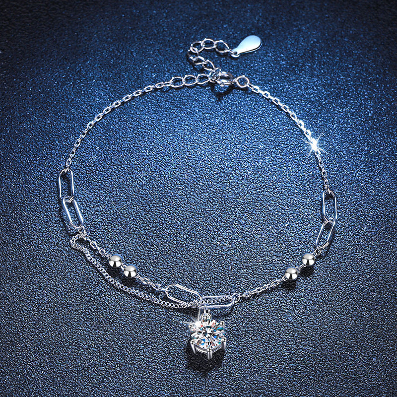 [Riva Jewelry]CLASSIC SOLITAIRE MOISSANITE BRACELET