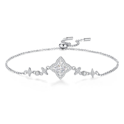 [Riva Jewelry]MARQUISE-CLOVER MOISSANITE BRACELET