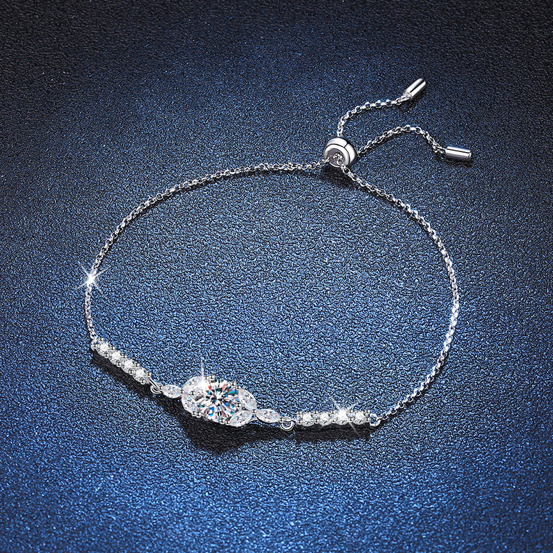[Riva Jewelry]BLOOMING STAR-FLOWER MOISSANITE BRACELET