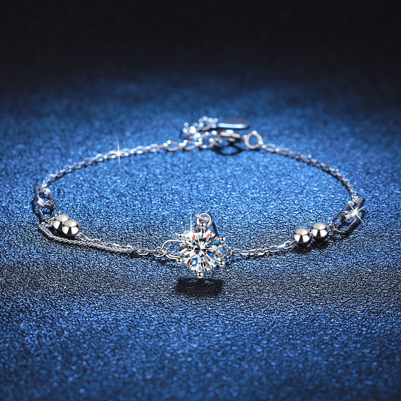 [Riva Jewelry]CLASSIC SOLITAIRE MOISSANITE BRACELET