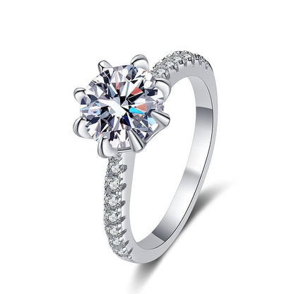 [Riva Jewelry]BOLD TIGER CLAW MOISSANITE ENGAGEMENT RING