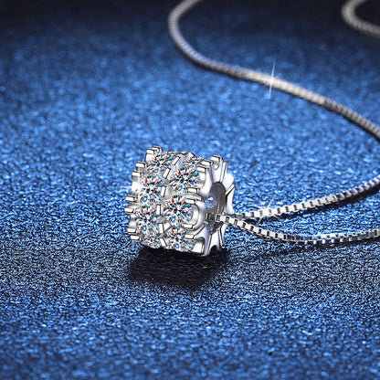 [Riva Jewelry]ELEGANT SLIM-WAIST MOISSANITE NECKLACE