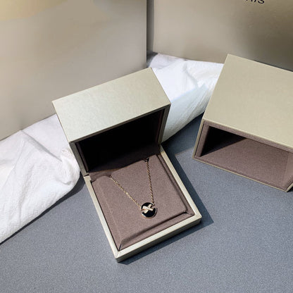[Riva Jewelry]JEUX DE ROSE GOLD DIAMOND NECKLACE