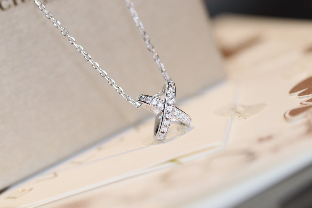 [Riva Jewelry]JEUX DE DIAMOND NECKLACE