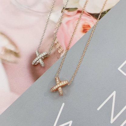 [Riva Jewelry]JEUX DE DIAMOND NECKLACE