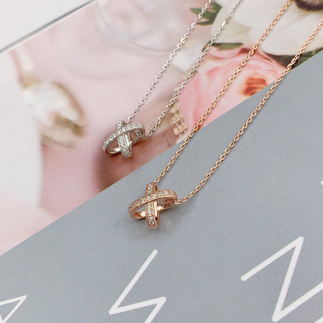 [Riva Jewelry]JEUX DE DIAMOND NECKLACE