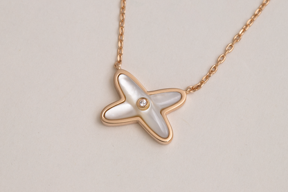 [Riva Jewelry]JEUX DE NECKLACE 1 DIAMOND
