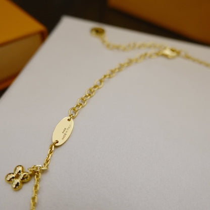 [Riva Jewelry]BLOOMING SUPPLE NECKLACE BRASS