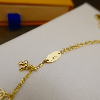 [Riva Jewelry]BLOOMING SUPPLE NECKLACE BRASS