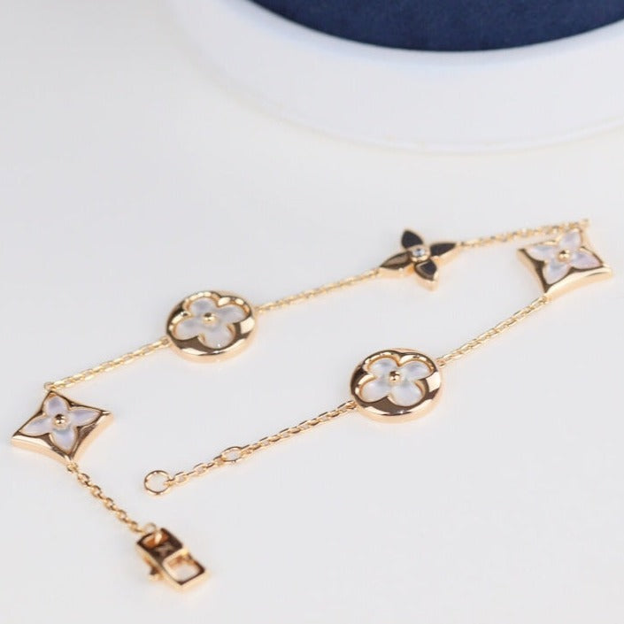 [Riva Jewelry]LEAF CLOVER BRACELET