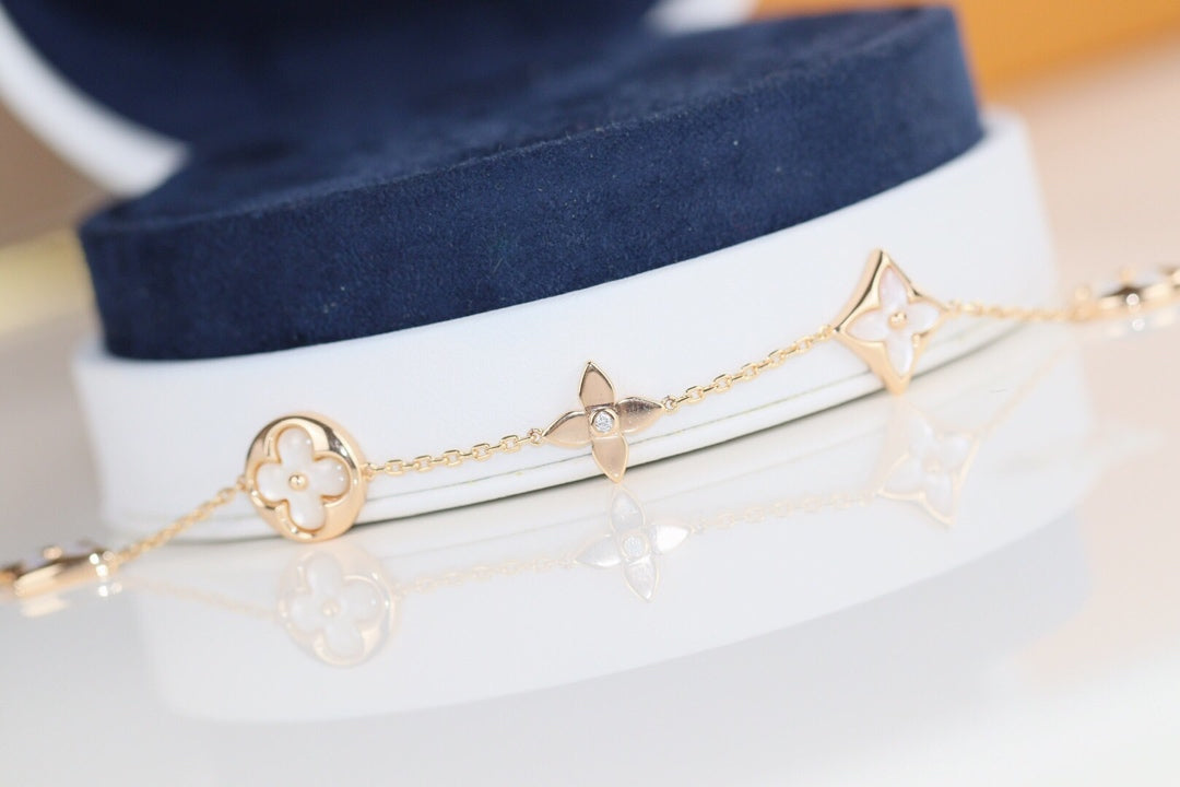 [Riva Jewelry]LEAF CLOVER BRACELET