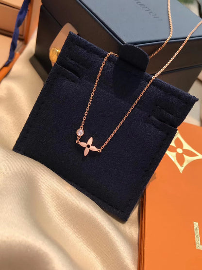 [Riva Jewelry]BLOSSOM PENDANT ROSE GOLD AND DIAMOND