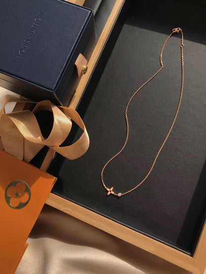 [Riva Jewelry]BLOSSOM PENDANT ROSE GOLD AND DIAMOND