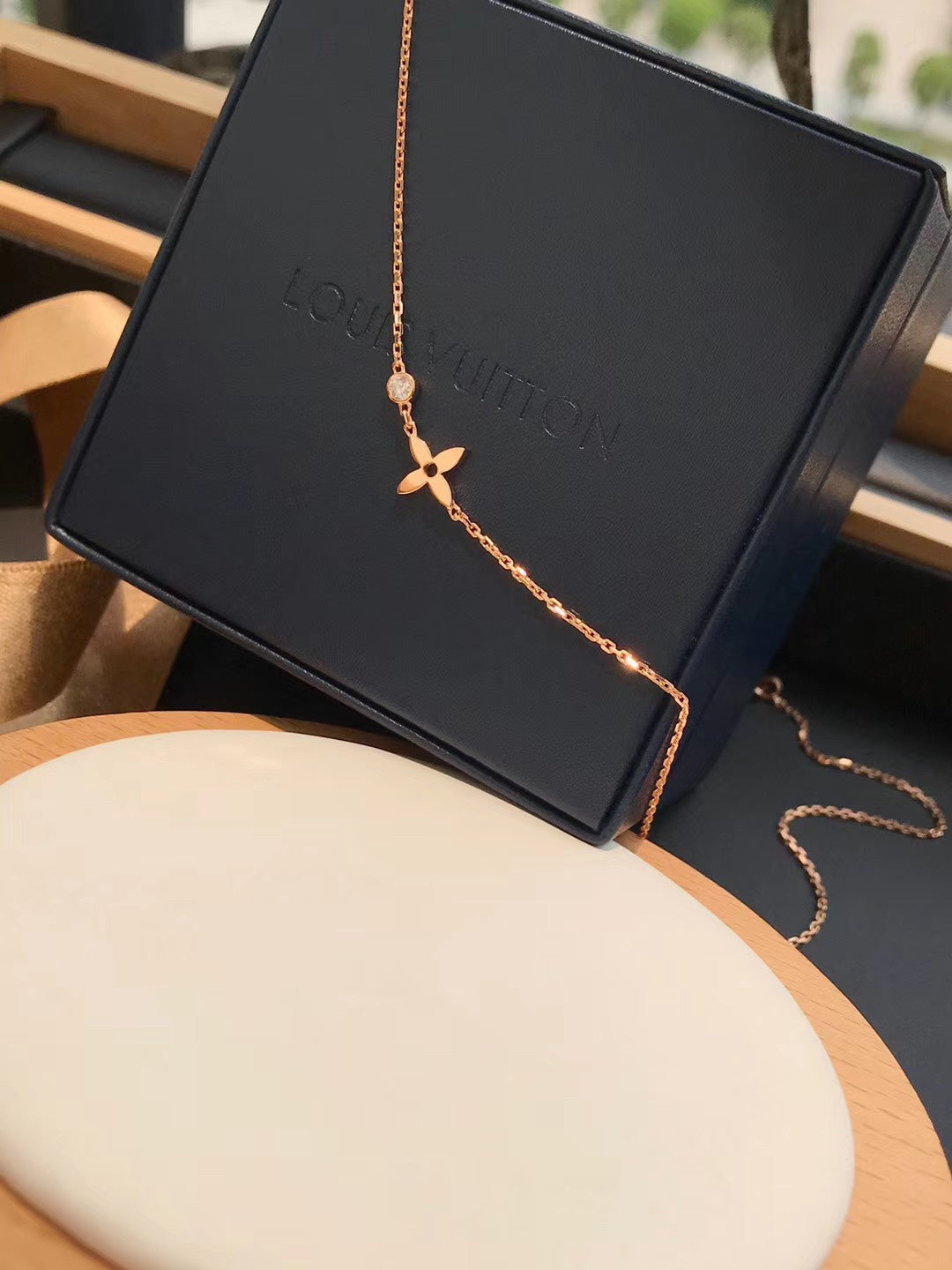 [Riva Jewelry]BLOSSOM PENDANT ROSE GOLD AND DIAMOND