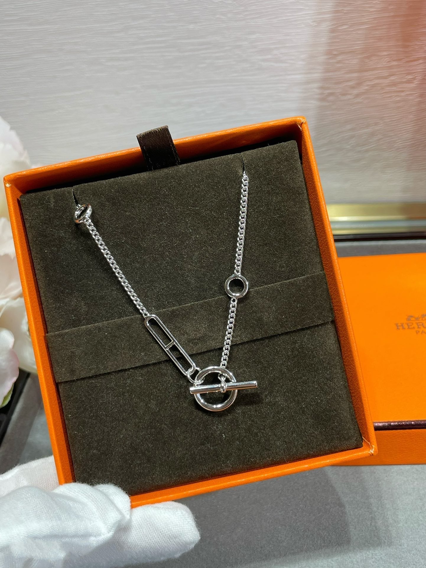 [Riva Jewelry]HM STERLING CHAINE D'ANCRE HEART
