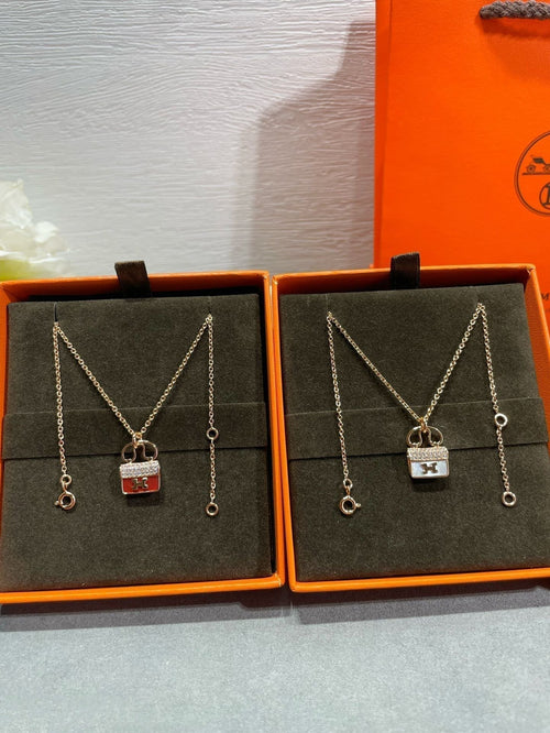 [Riva Jewelry]H CIRCE MOISSANITE PENDANT NECKLACE GOLD