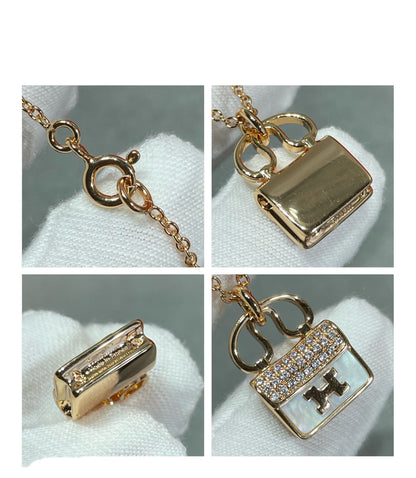 [Riva Jewelry]H CIRCE MOISSANITE PENDANT NECKLACE GOLD