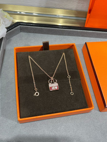 [Riva Jewelry]H CIRCE MOISSANITE PENDANT NECKLACE GOLD
