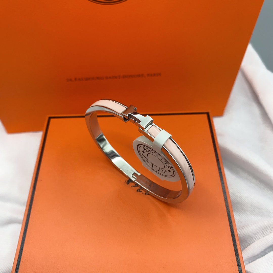 [Riva Jewelry]CLASSIC HM CLIC  PINK 8MM ENAMEL BRACELET