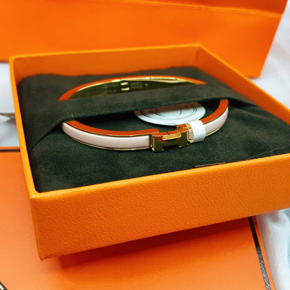 [Riva Jewelry]CLASSIC HM CLIC  PINK 8MM ENAMEL BRACELET