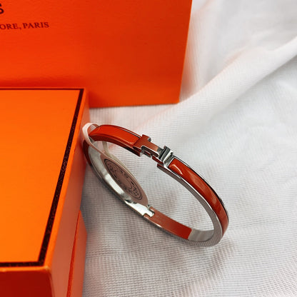 [Riva Jewelry]CLASSIC HM CLIC RED 8MM ENAMEL BRACELET