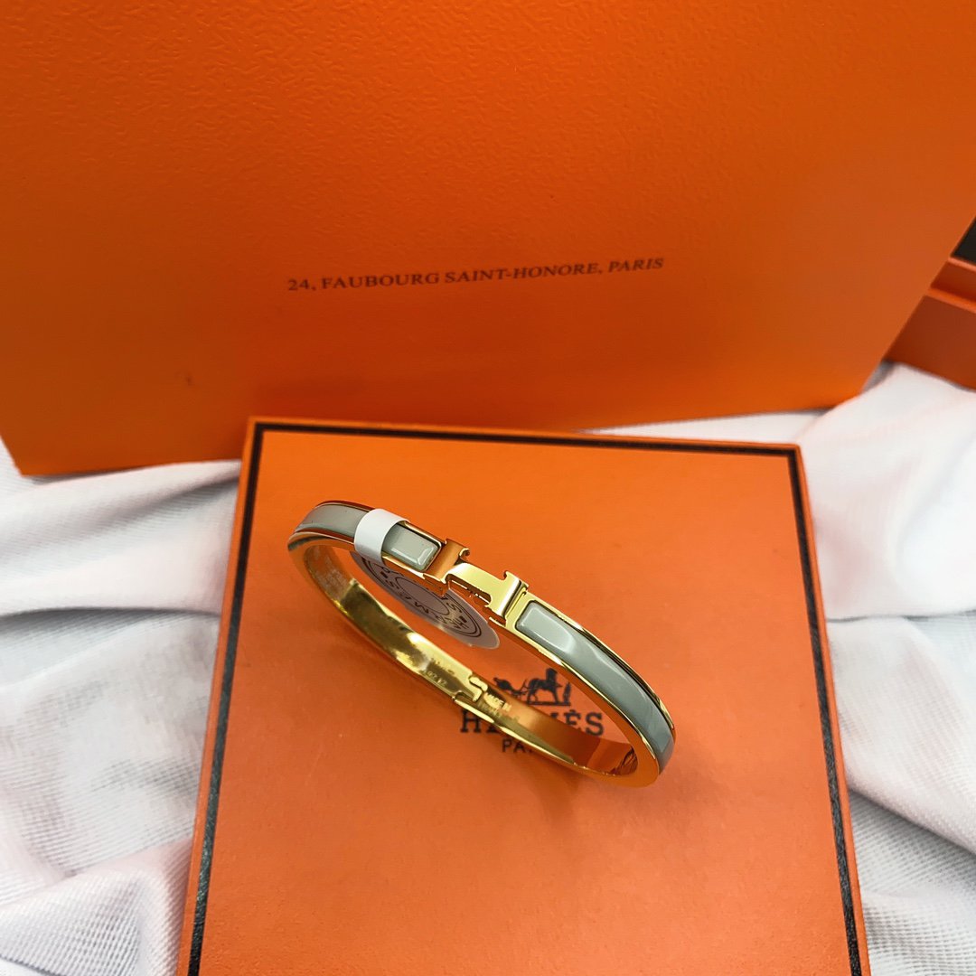 [Riva Jewelry]CLASSIC HM CLIC GREEN 8MM ENAMEL BRACELET