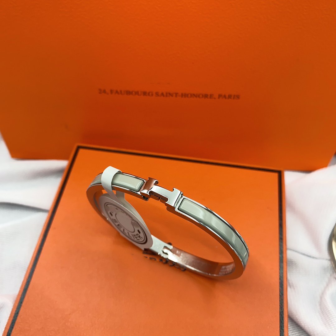 [Riva Jewelry]CLASSIC HM CLIC GREEN 8MM ENAMEL BRACELET
