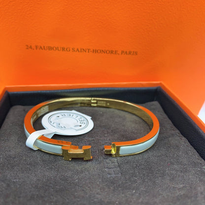 [Riva Jewelry]CLASSIC HM CLIC GREEN 8MM ENAMEL BRACELET