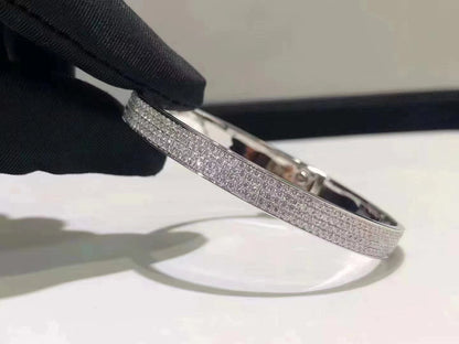 [Riva Jewelry]HM KELLY BRACELET IN SILVER AND FULL PAVE DIAMOND