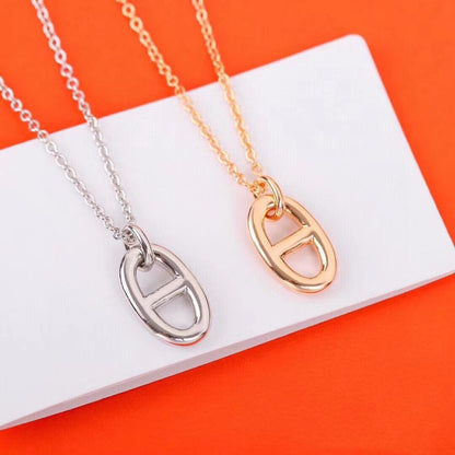 [Riva Jewelry]HM PIG NOSE NECKLACE