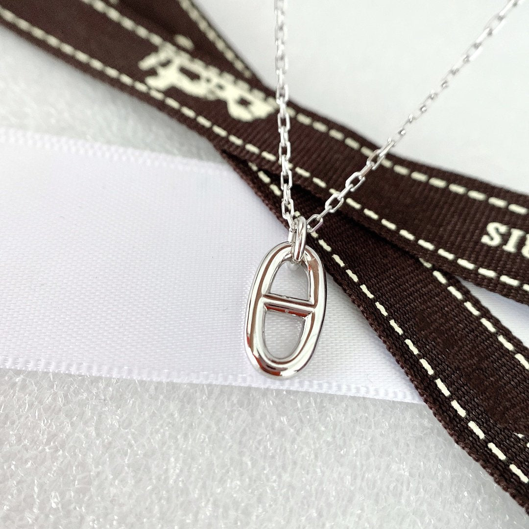 [Riva Jewelry]HM PIG NOSE NECKLACE