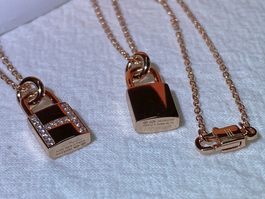 [Riva Jewelry]HM ADVANCED NICHE LOCK HEAD NECKLACE DIAMONDS