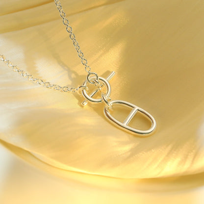 [Riva Jewelry]HM CHAINE D'ANCRE PENDANT NECKLACE STERLING SILVER