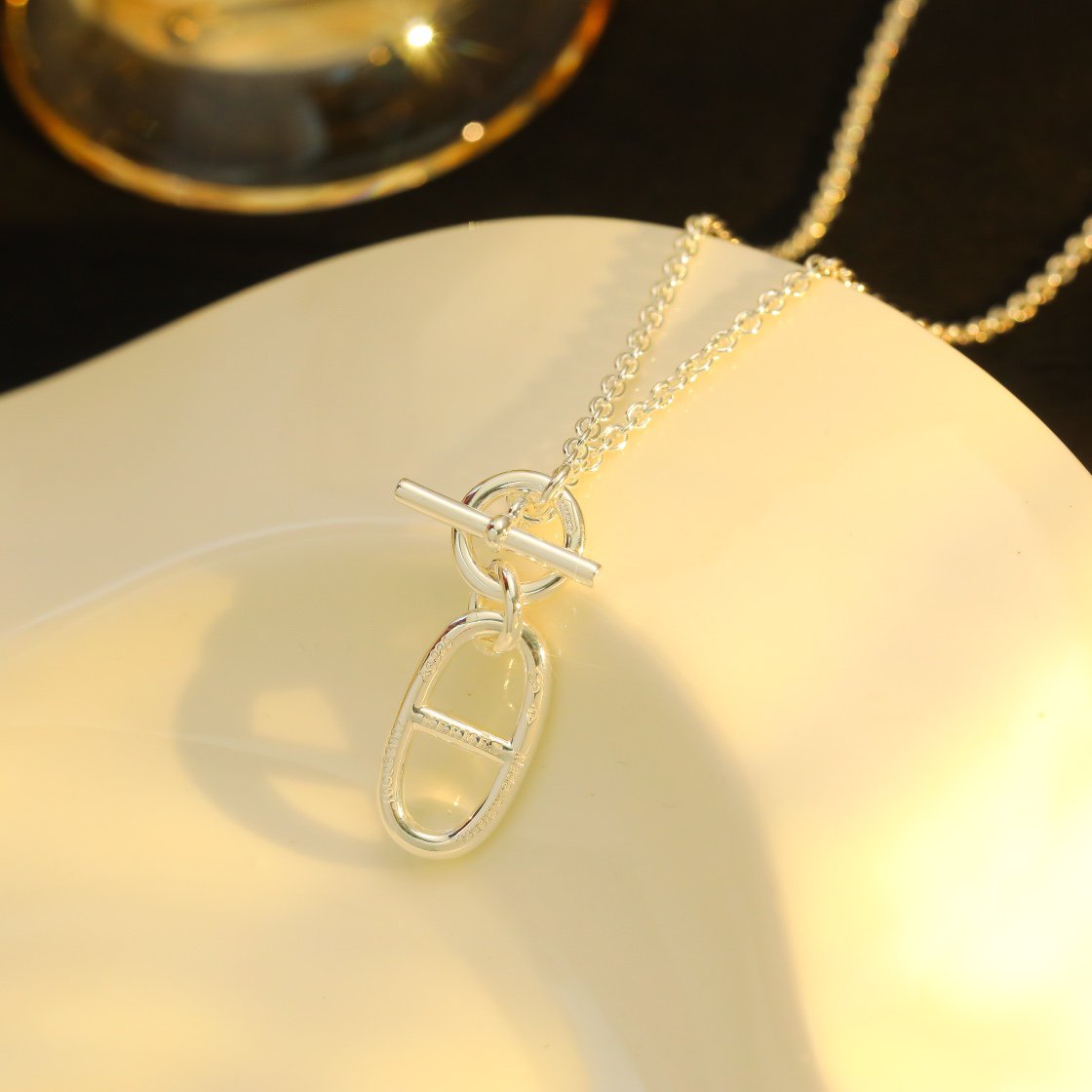 [Riva Jewelry]HM CHAINE D'ANCRE PENDANT NECKLACE STERLING SILVER