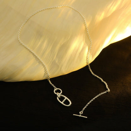 [Riva Jewelry]HM CHAINE D'ANCRE PENDANT NECKLACE STERLING SILVER