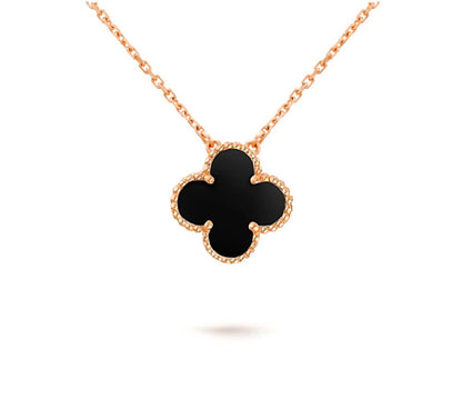 [Riva Jewelry]15MM CLOVER FLOWER PENDANT NECKLACE COLLECTION