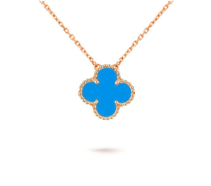 [Riva Jewelry]15MM CLOVER FLOWER PENDANT NECKLACE COLLECTION