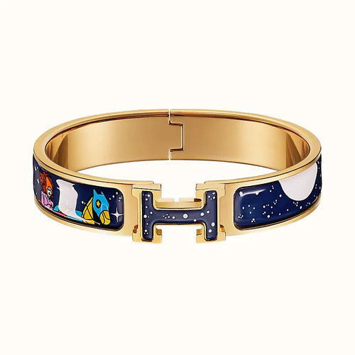 [Riva Jewelry]H STAR AND MOON BRACELET 12MM