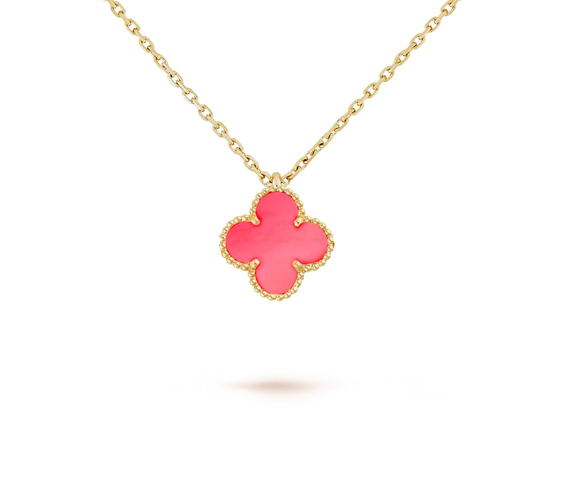 [Riva Jewelry]9.5MM MINI CLOVER PENDANT NECKLACE COLLECTION