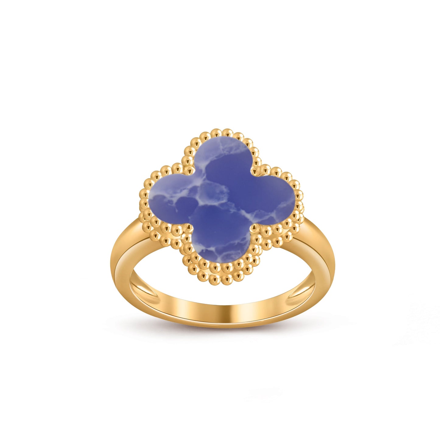 [Riva Jewelry]LUCKY CLOVER VINTAGE GOLD RING COLLECTION