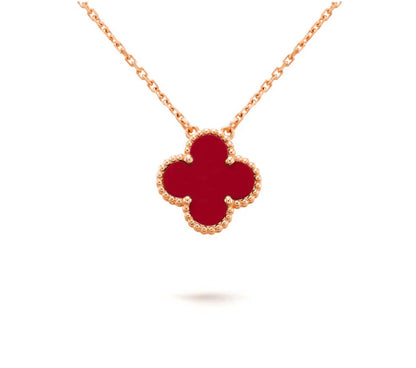 [Riva Jewelry]15MM CLOVER FLOWER PENDANT NECKLACE COLLECTION