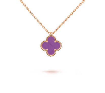 [Riva Jewelry]9.5MM MINI CLOVER PENDANT NECKLACE COLLECTION